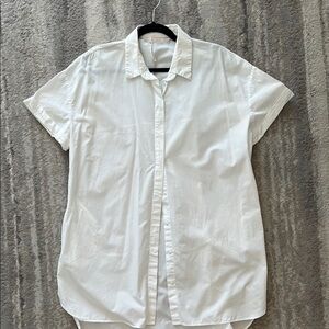 Zara Oversized Women White Button Down
